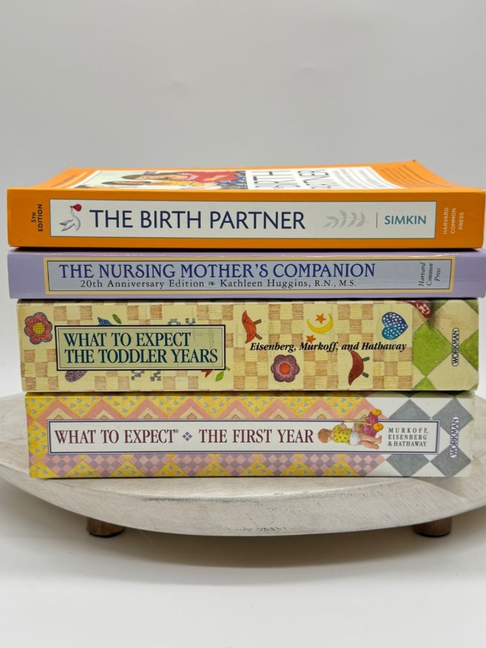 Pregnancy & Parenting Book Bundle Lot (4) Birth Partner, What To Expect, Nursing